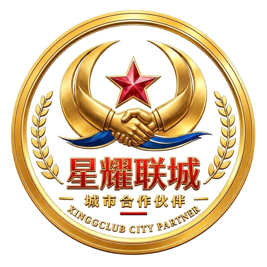 联城通城市合作伙伴金牌徽章